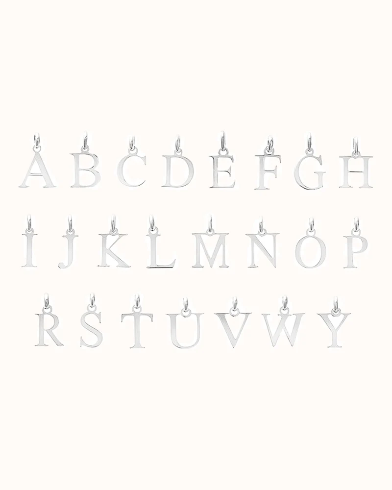 Alphabet Letter Ketting - Zilver - Ketting met Initialen