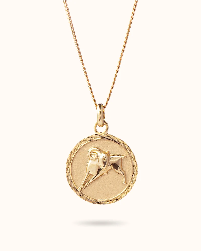 Zodiac Sterrenbeeld Ketting - Verguld - Gepersonaliseerde Ketting