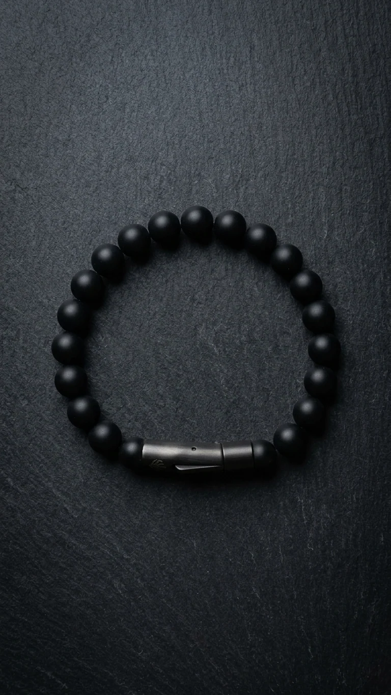 UMBRA – Onyxarmband 8 mm