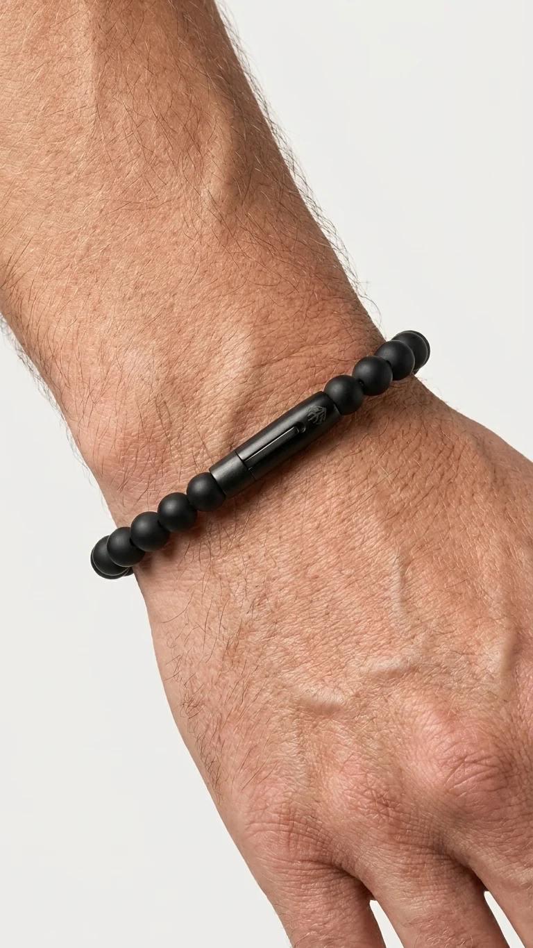 UMBRA – Onyxarmband 8 mm