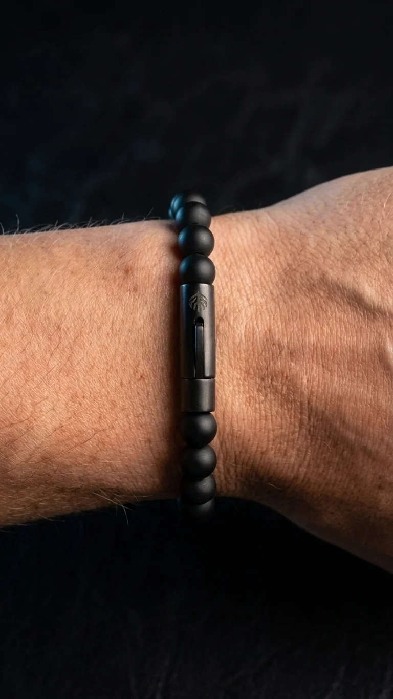 UMBRA – Onyxarmband 8 mm