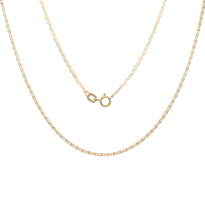 Vintage Link Halskette - 9 K Echtgold