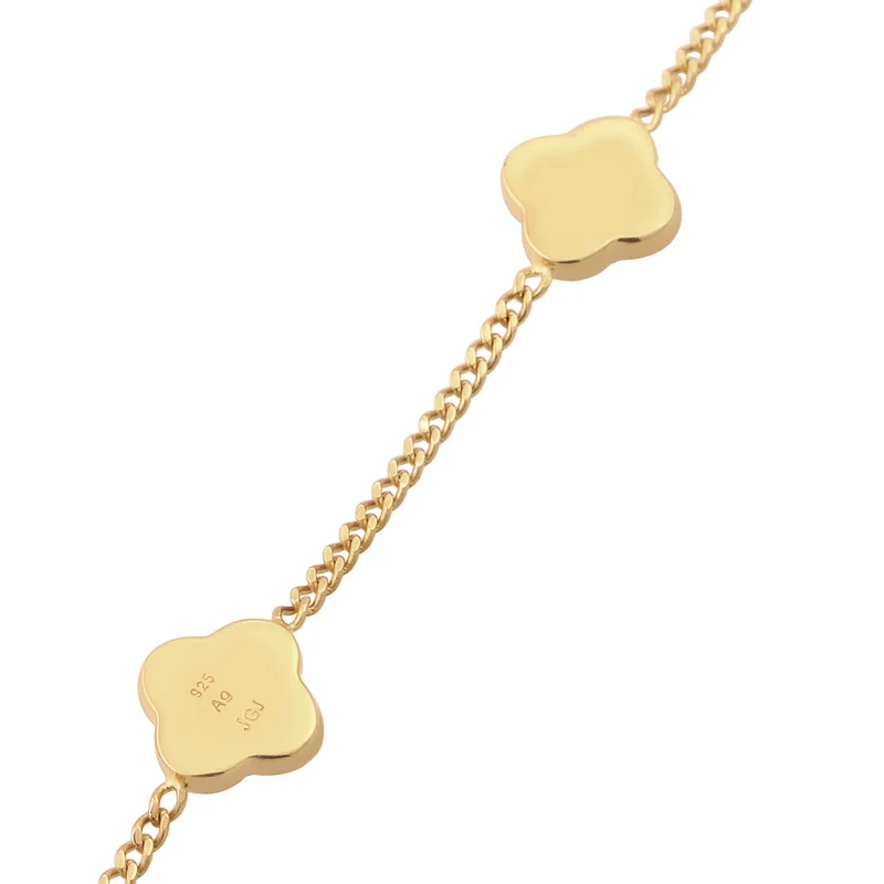 Armband Kleeblatt | Emaille (Gün)