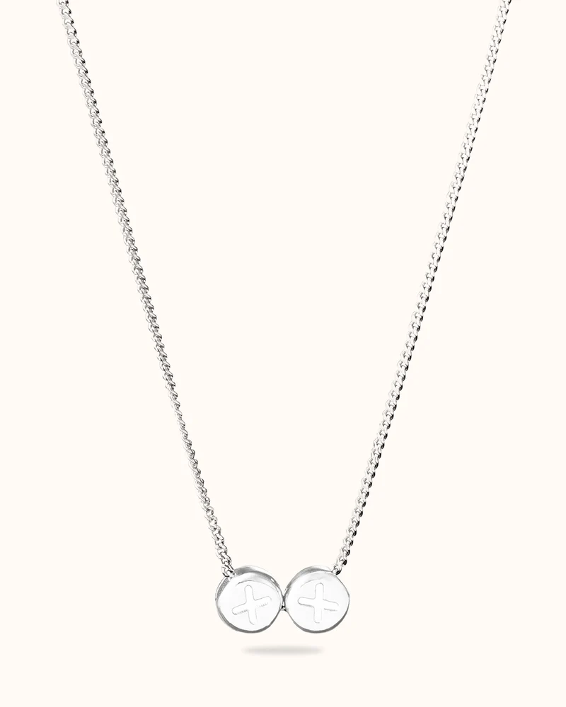 Initial Beads Ketting - Zilver - Ketting met Initialen