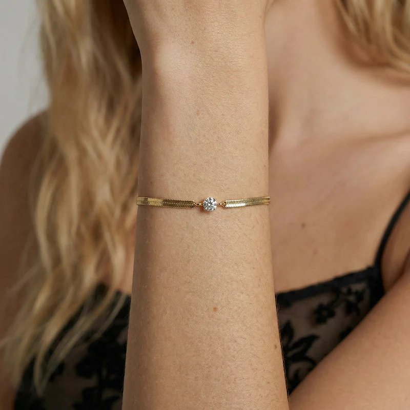 Floating Crystal Bracelet