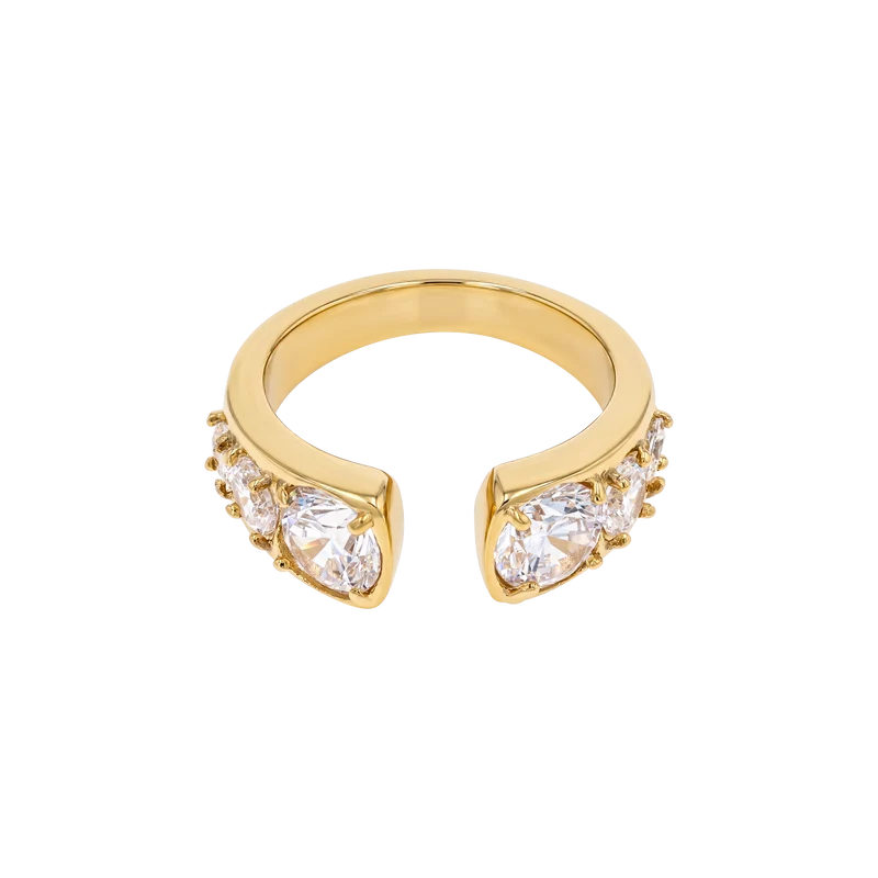 Sparkling Openness Ring