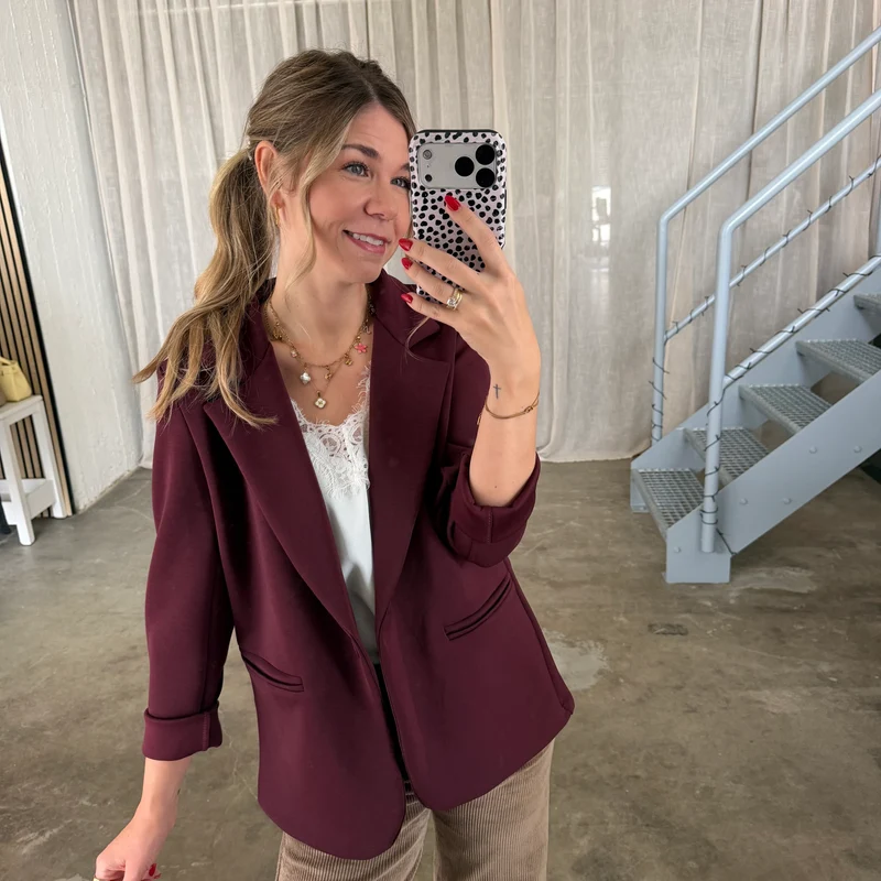 Normalsize Blazer - Bordeaux