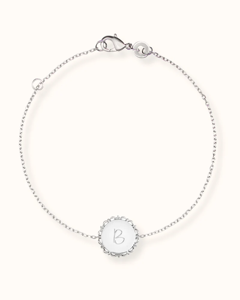 Vintage Coin Armband - Zilver - Gepersonaliseerde Armband