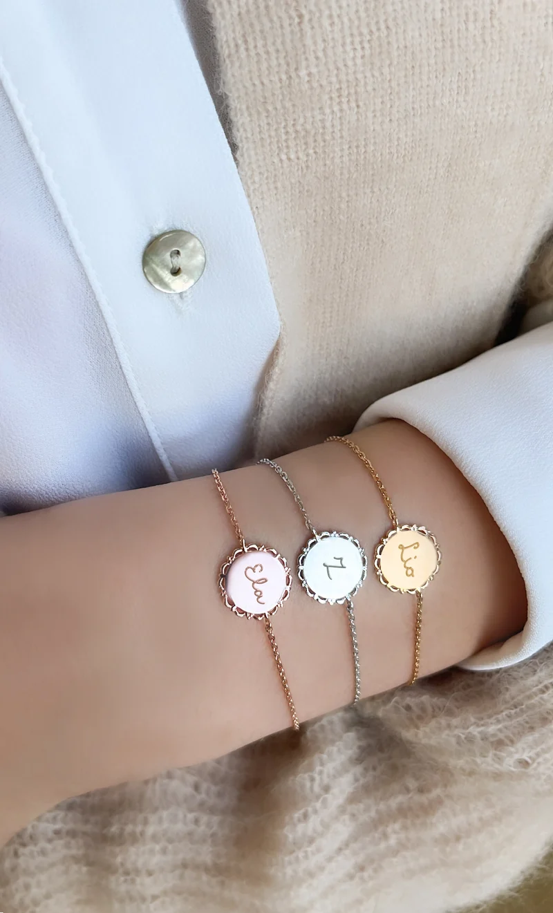 Vintage Coin Armband - Zilver - Gepersonaliseerde Armband