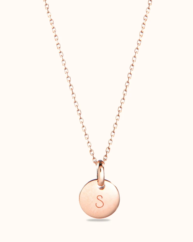 Kinder Ketting Rosé Verguld - Gepersonaliseerde Ketting