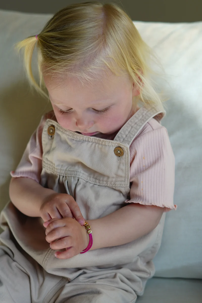 Initial Beads Armband - Verguld - Gepersonaliseerde Armband