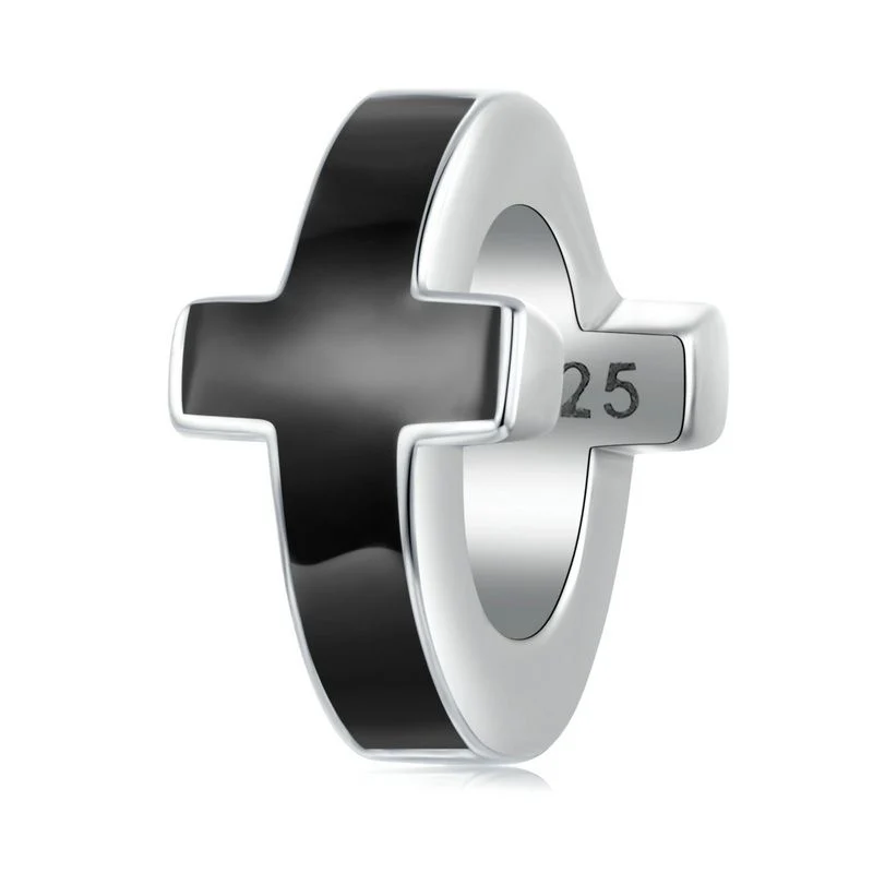Beautiful Black Cross Spacer | EN