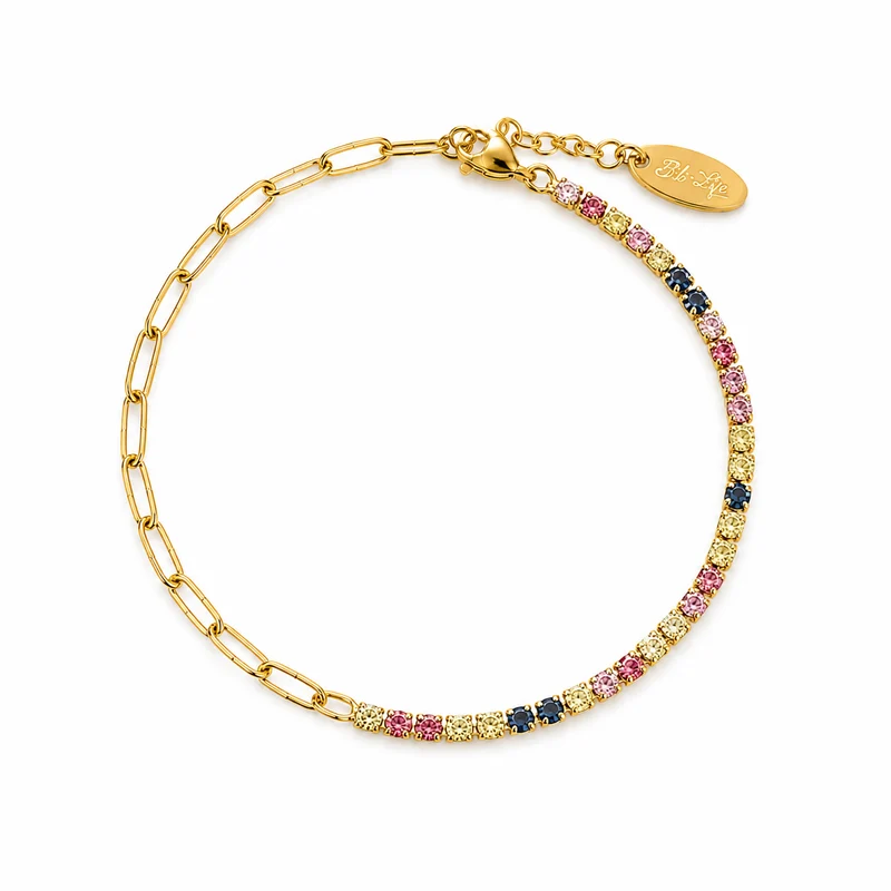 Tiny Tennis Teresa Armband 18K Vergoldet