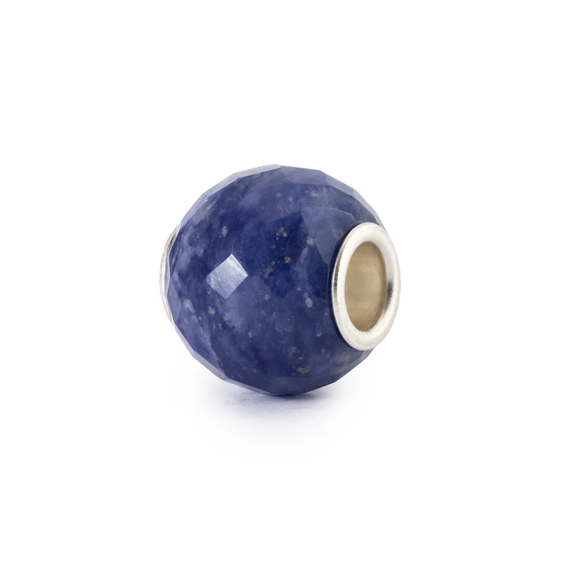 Runder Blauer Sodalith, facettiert