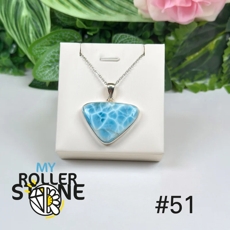 Silberner Larimar-Anhänger #IP51