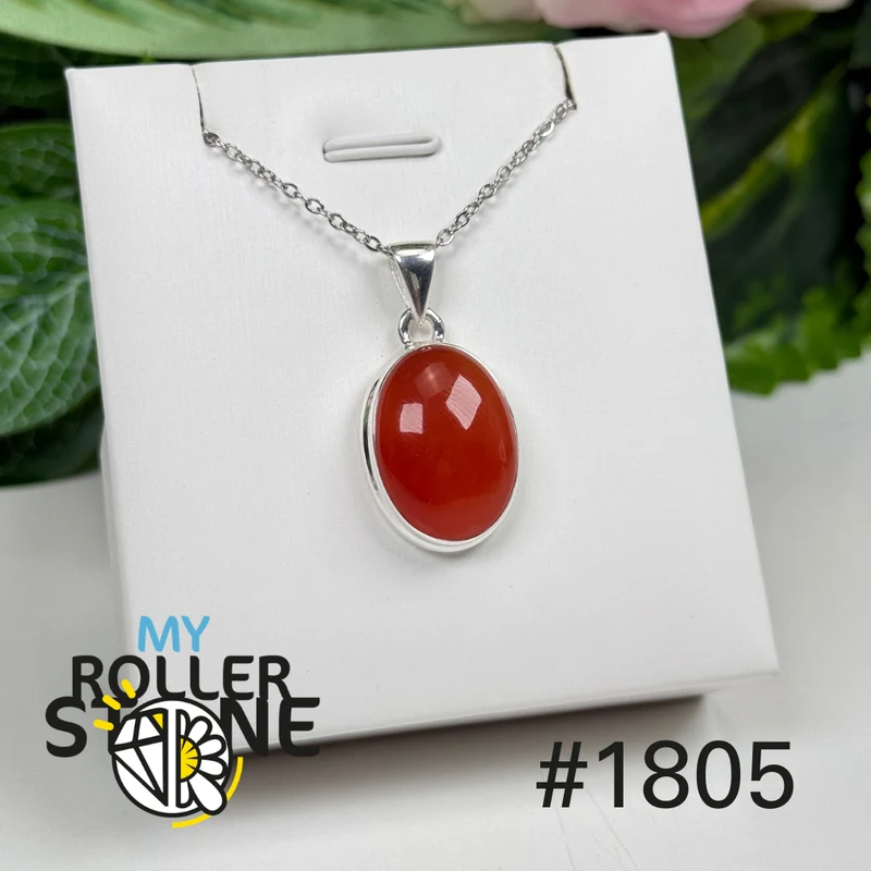 Silberner Karneol-Anhänger Nr. 1805