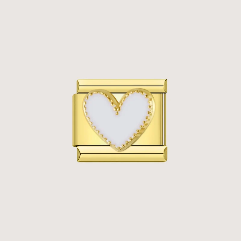 Charm Coeur Blanc