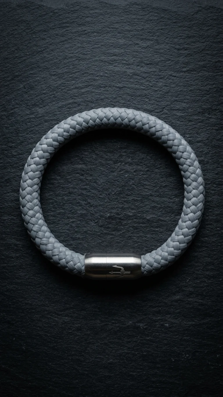 Nautic Force Segeltauarmband “Frost Grey