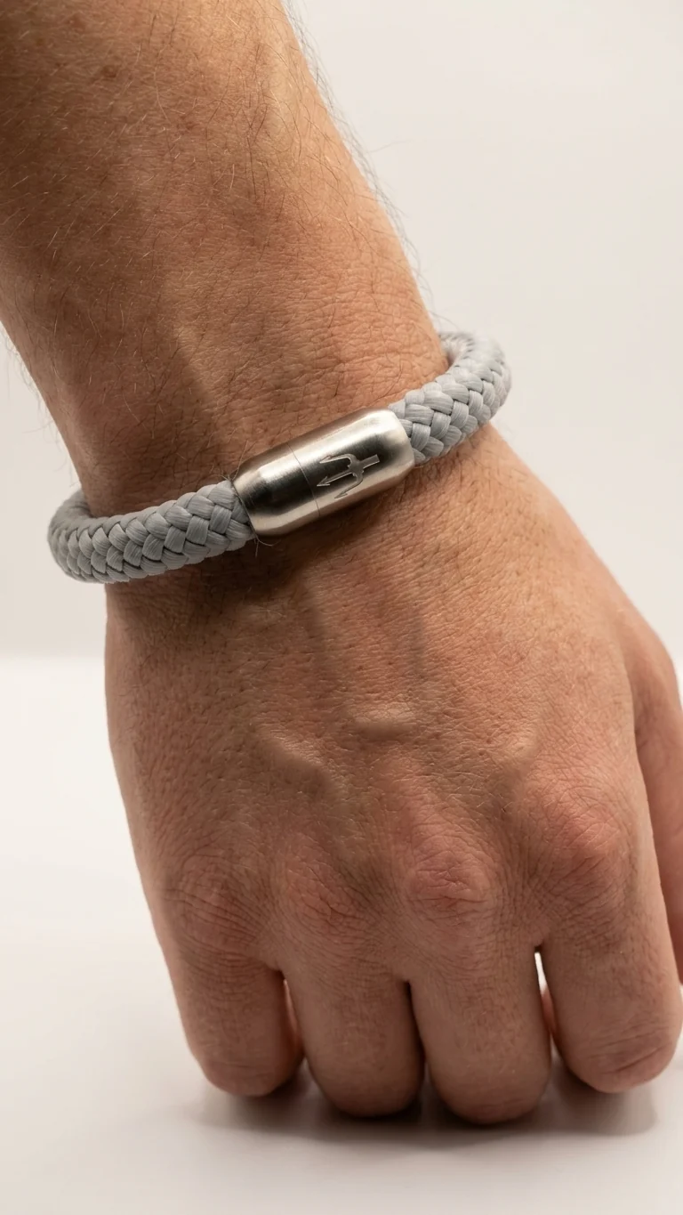 Nautic Force Segeltauarmband “Frost Grey