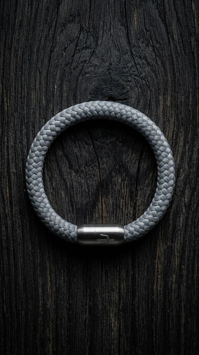 Nautic Force Segeltauarmband “Frost Grey