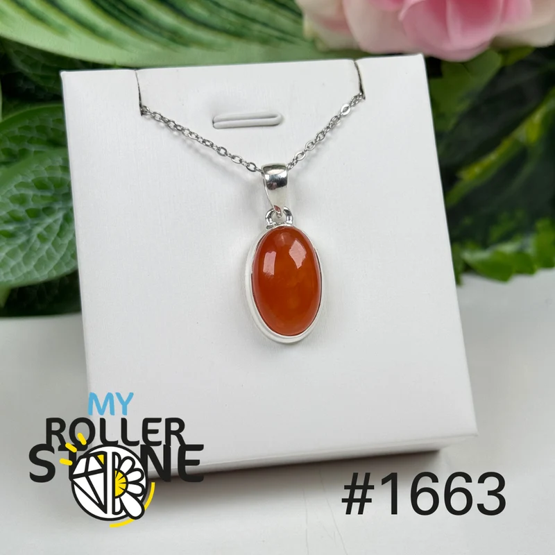 Silberner Karneol-Anhänger Nr. 1663