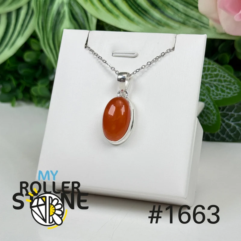Silberner Karneol-Anhänger Nr. 1663