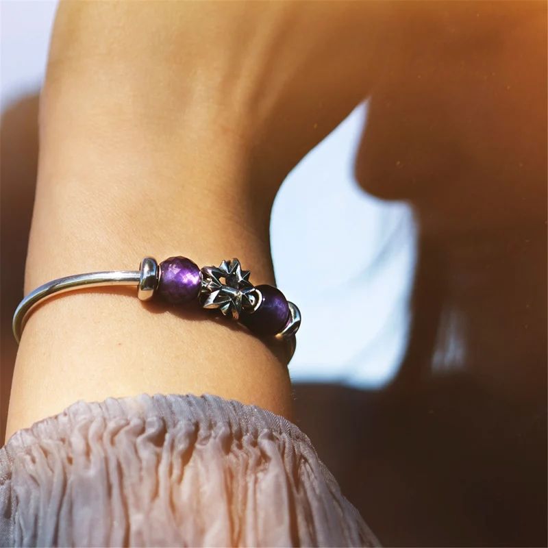 Runder Amethyst, facettiert