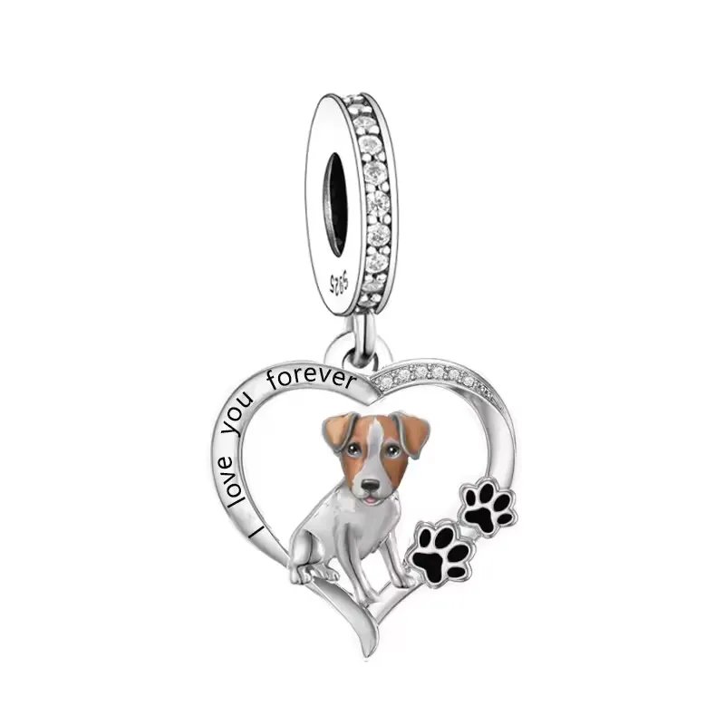 Cutest Jack Russel Ever Dangle Charm | CZ EN