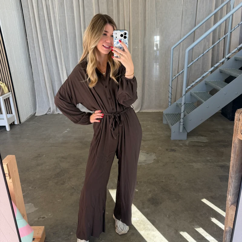 Jumpsuit Ella - Espresso