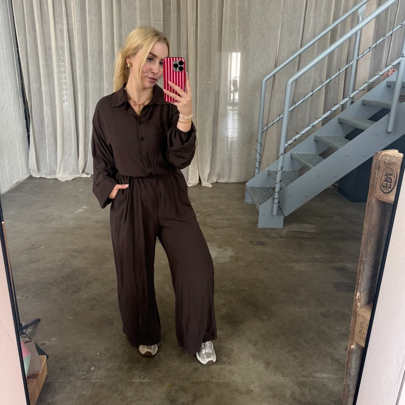 Jumpsuit Ella - Espresso