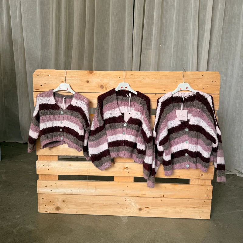 Strickjacke Leonie KIDS - Berry