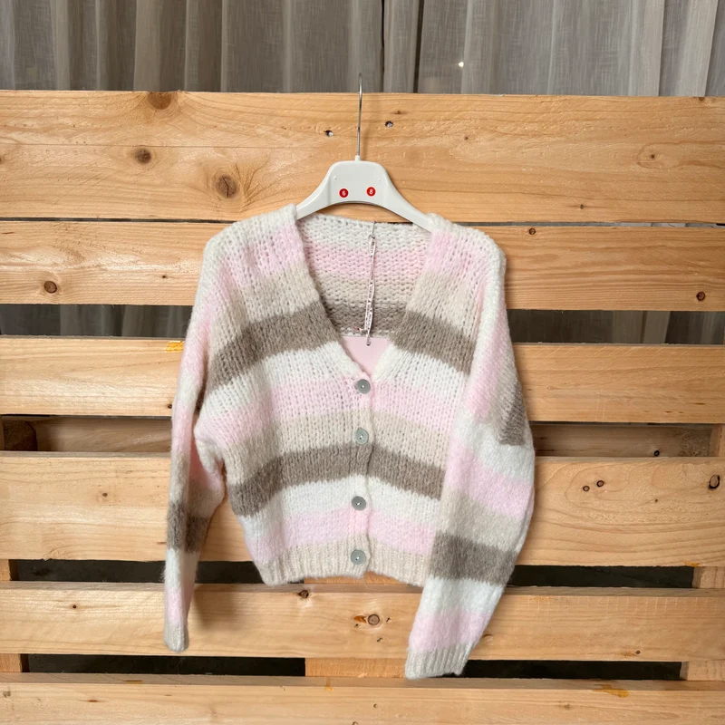 Strickjacke Leonie KIDS - Rosa