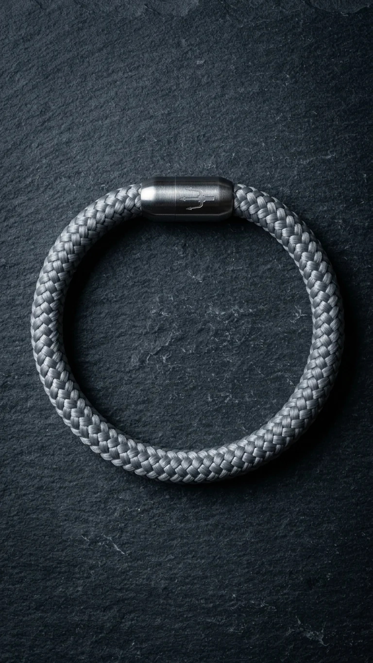 Nautic Force Segeltauarmband “Silver Crest”