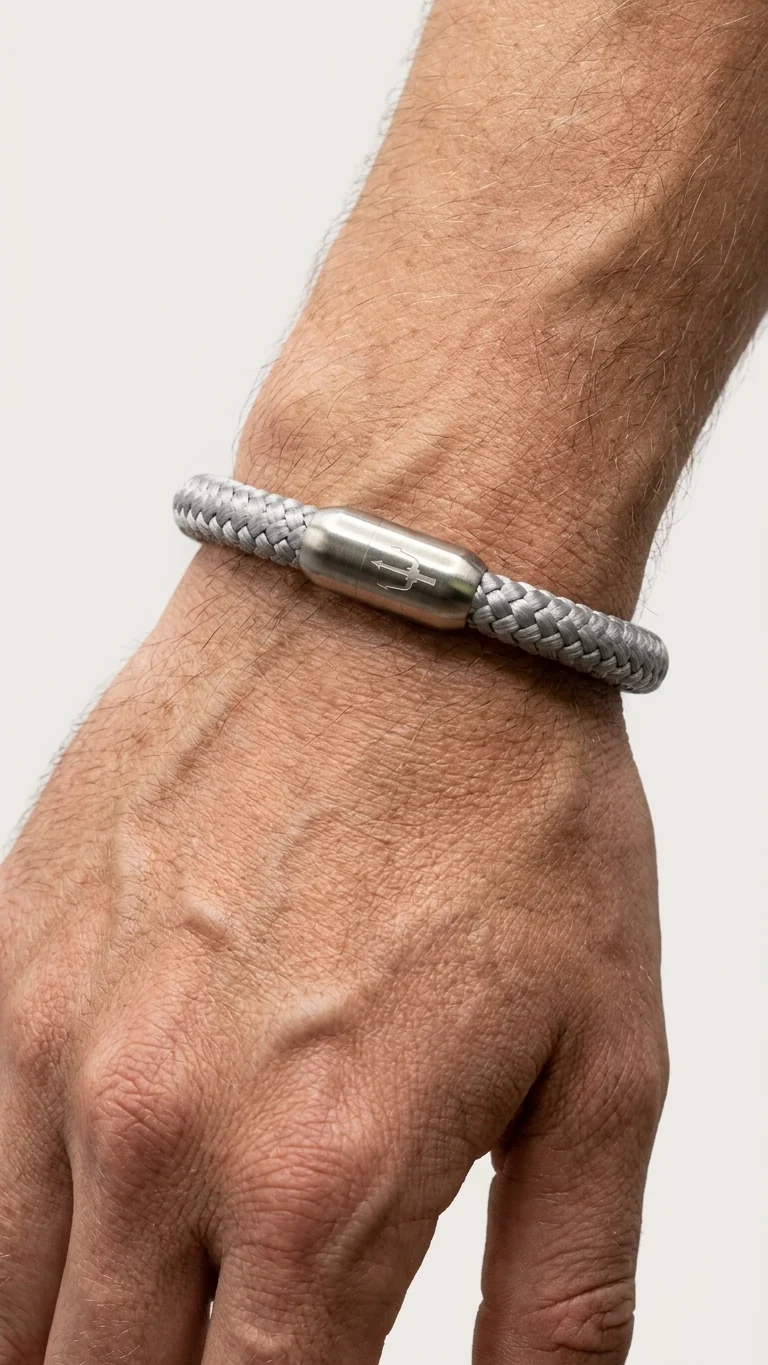 Nautic Force Segeltauarmband “Silver Crest”