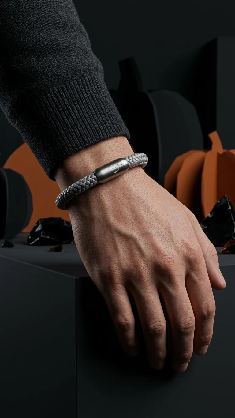 Nautic Force Segeltauarmband “Silver Crest”