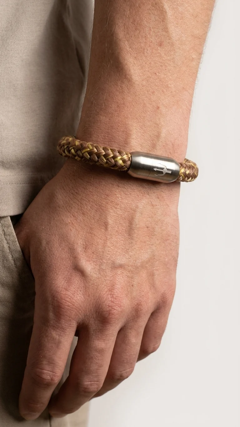 Nautic Force Segeltauarmband “Amber Dune”