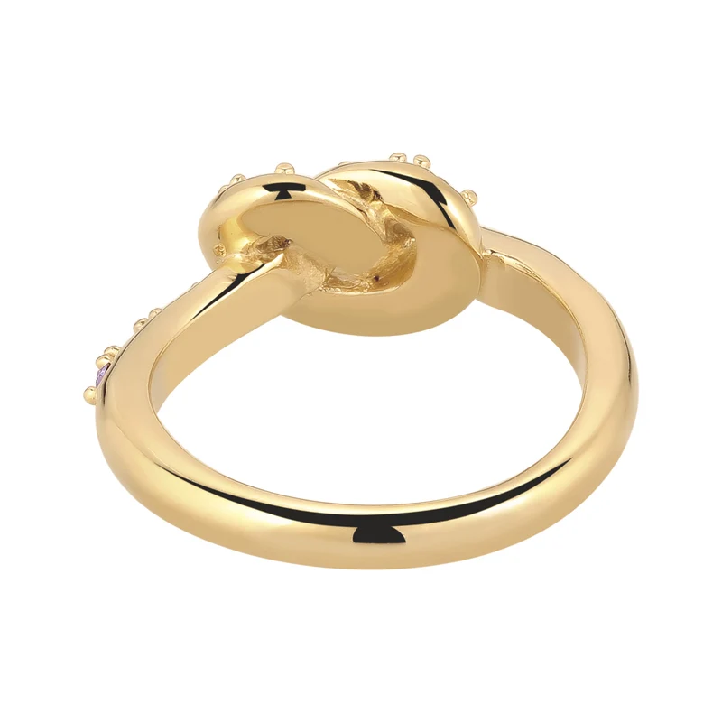 Knoten | mit Kristalle von Swarovski® (Grün, Blau)