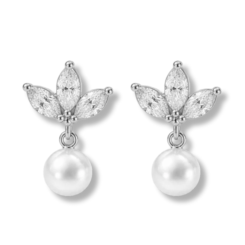 Precious Lotus Pearl Ohrstecker 14K Vergoldet
