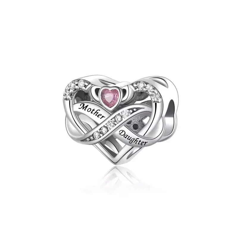 Infinity Mother & Daughter Charms | CZ