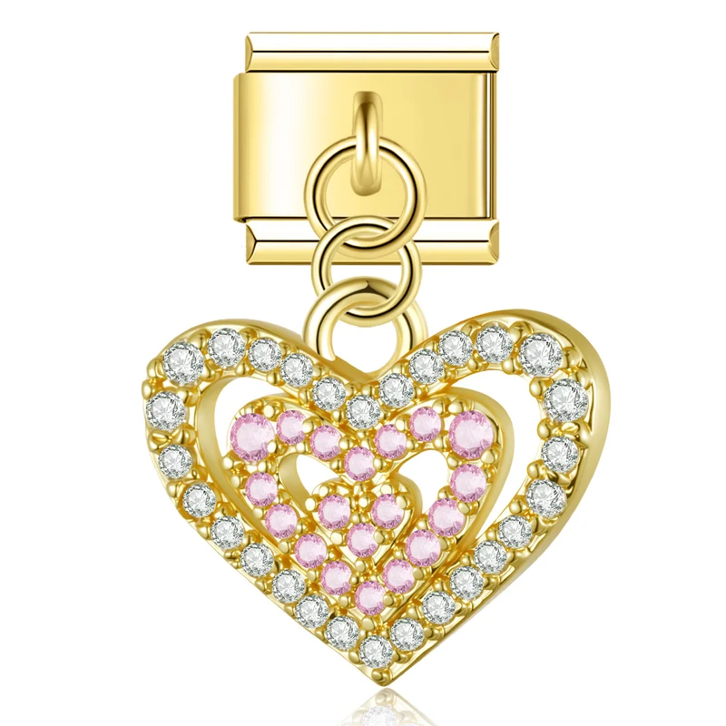 Eternal heart glitzer Anhänger