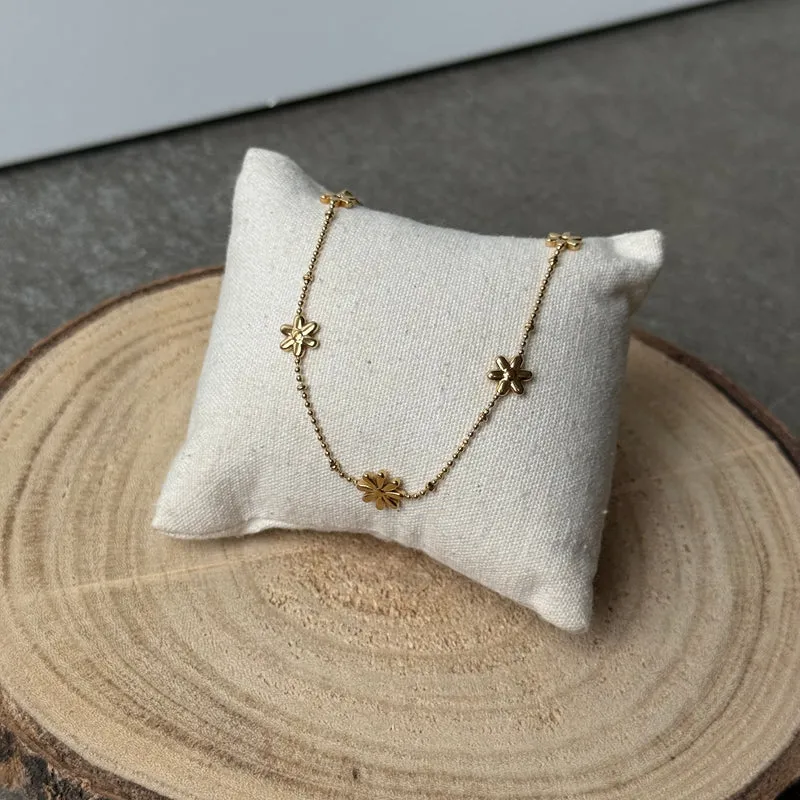Tiny Flowers Kette | Gold