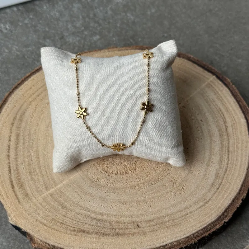 Tiny Flowers Kette | Gold
