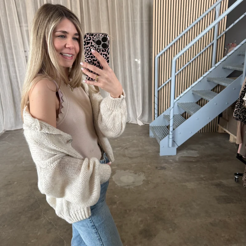 Believe Strickjacke - Beige