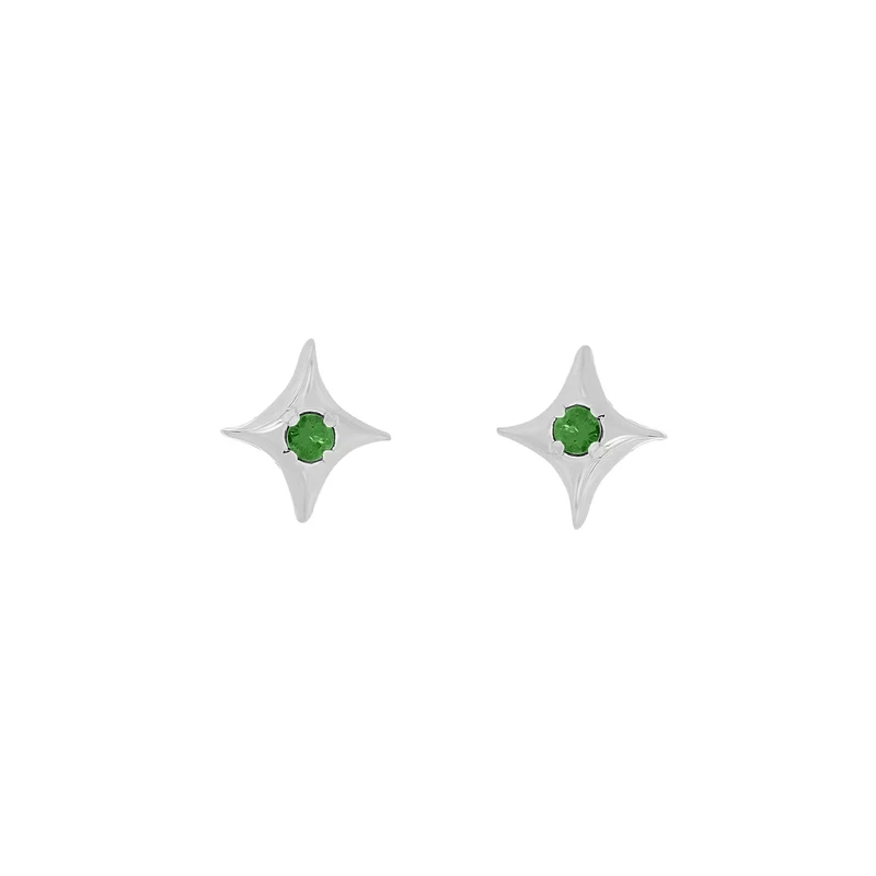 Green Stella Ohrstecker
