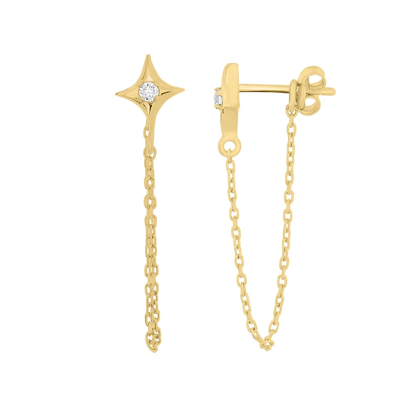 Stella Chain Ohrstecker