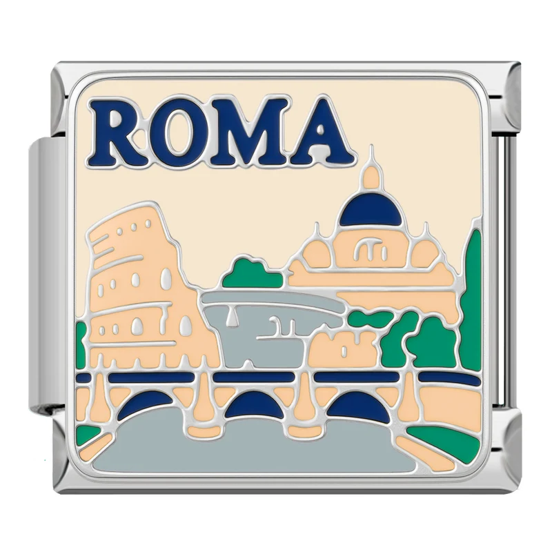 "Roma" Skyline Silber