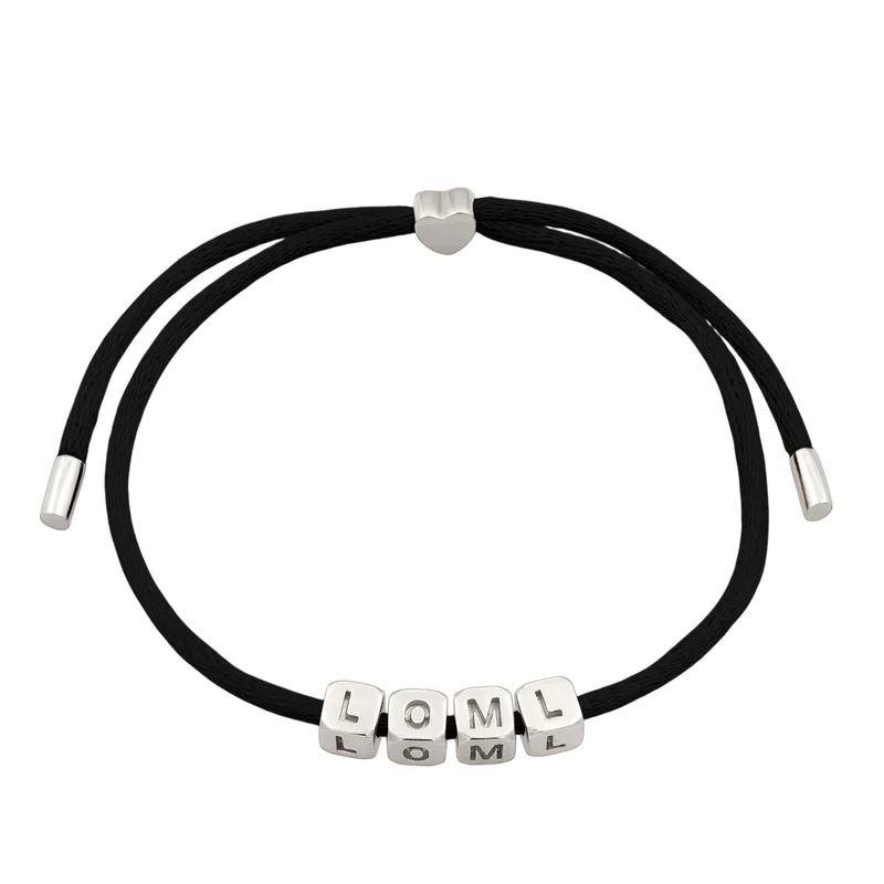 Armband Würfel LOLM | Satin (Lila)