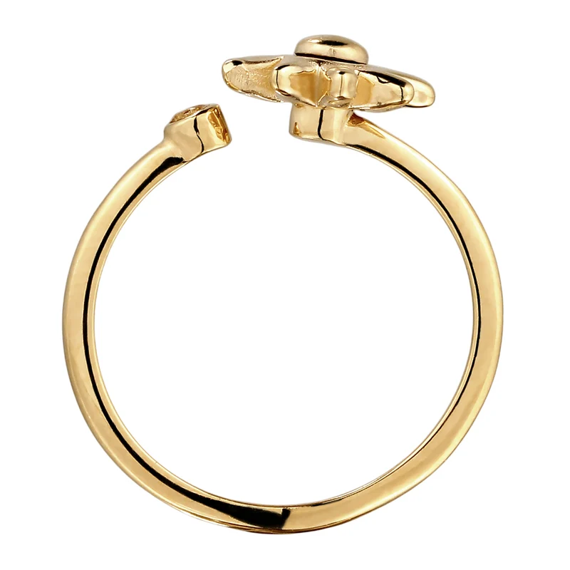 mit Citrin Sonnensymbol Gelb 925 Sterling Silber vergoldet