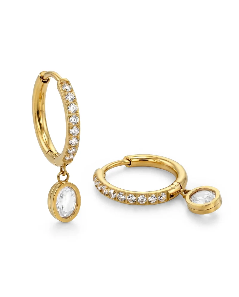 PV Sparkling Charm Hoops