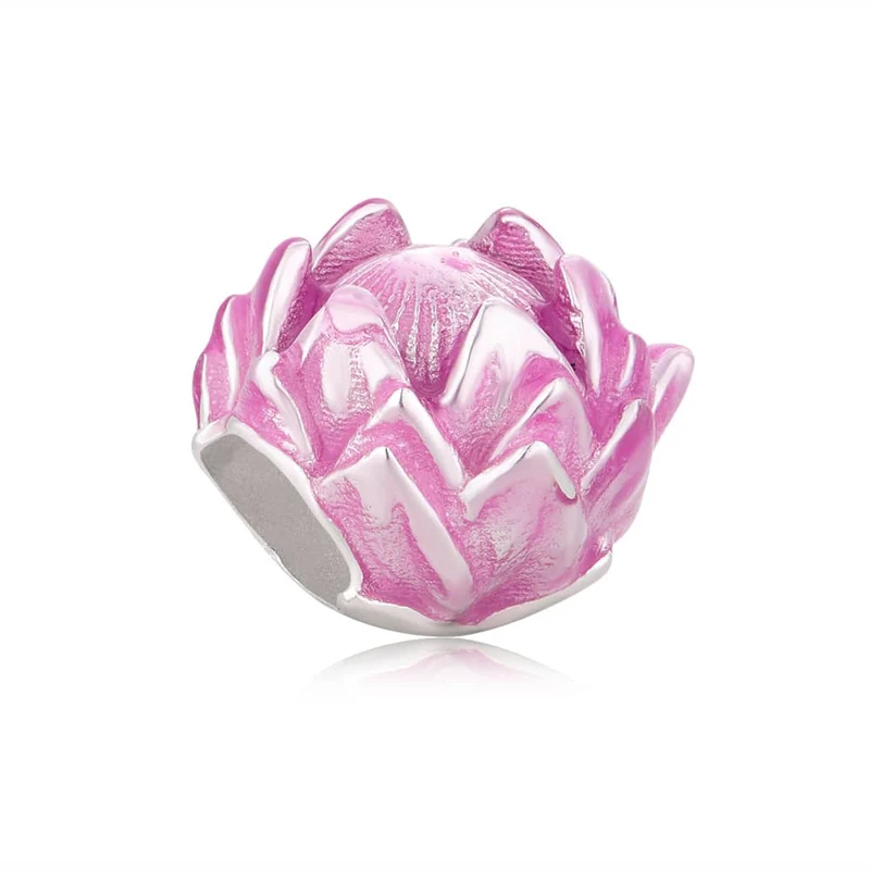 Pink King Protea Charm | EN